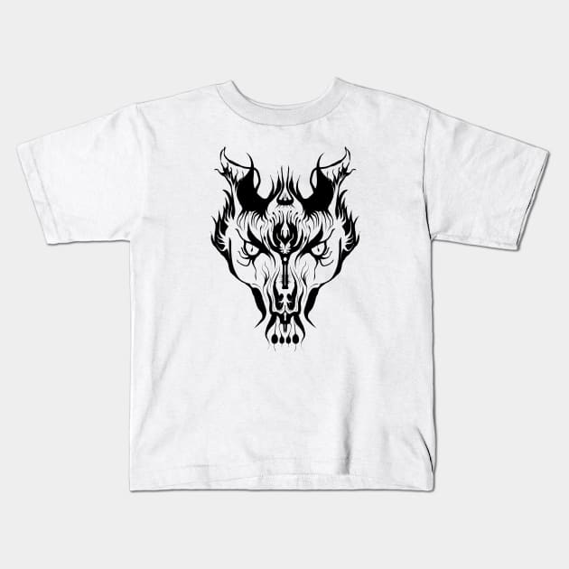 Beast Kids T-Shirt by mishart